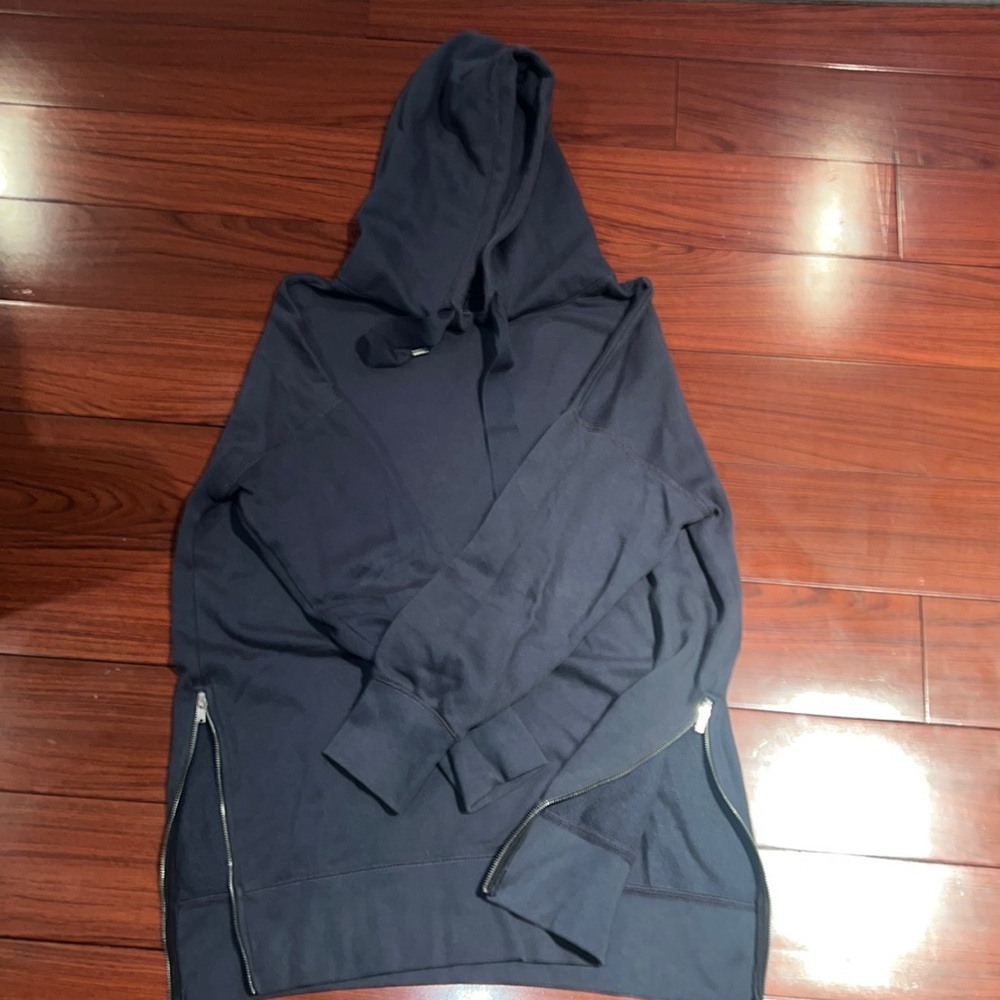 Zip-side Tunic Sweatshirt